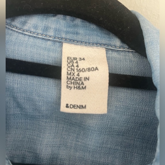 H&M Denim shirt dress - Picture 2 of 5